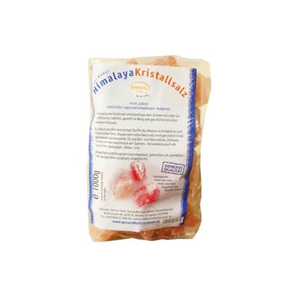 Himalayasalz Brocken im Cello-Beutel 1000g