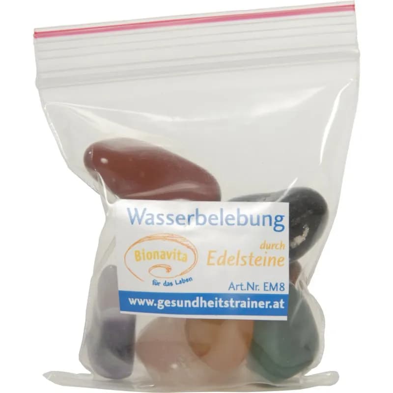 Edelsteinmischung zur Wasserbelebung 8 Mineralien