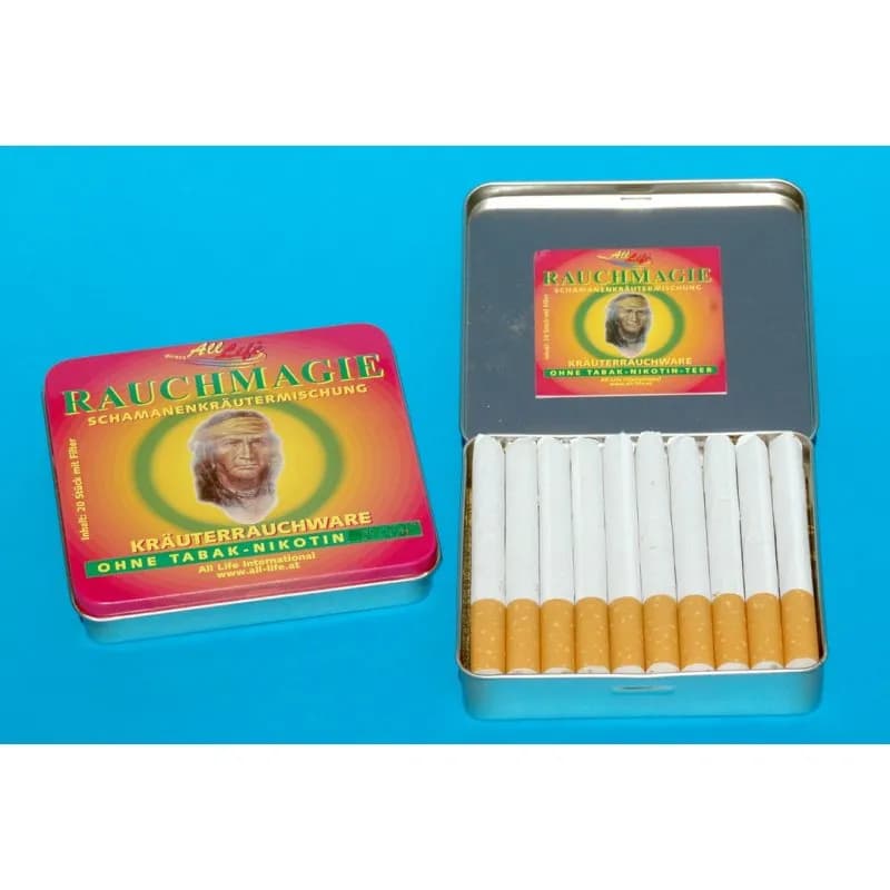 Rauchmagie Kräuterrauchware mit Filter 20Stk in Alu-Dose