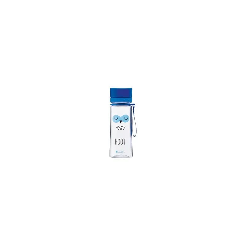 Trinkflasche 0,35 L Blau Eule