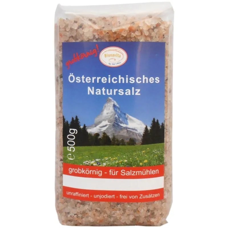 Österreichisches Natursalz grobkörnig 500g