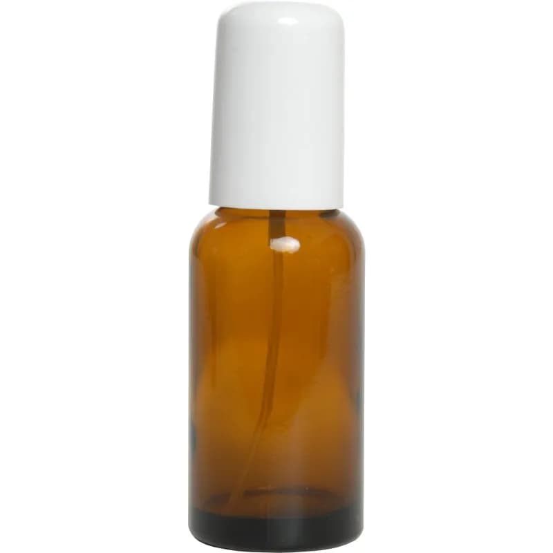 Braunglasflasche mit Sprühkopf und Kappe für 50ml